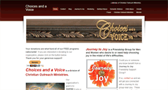 Desktop Screenshot of choicesandavoice.org